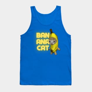 Banana Cat Meme Tank Top